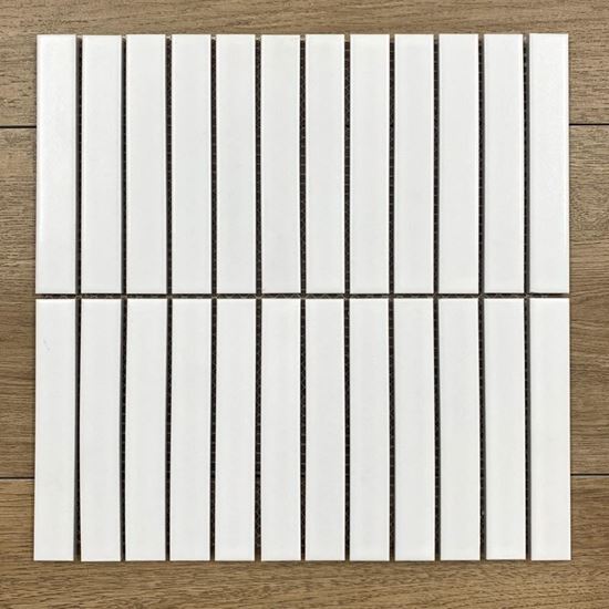 Picture of Osaka White Satin Mosaic 29X30